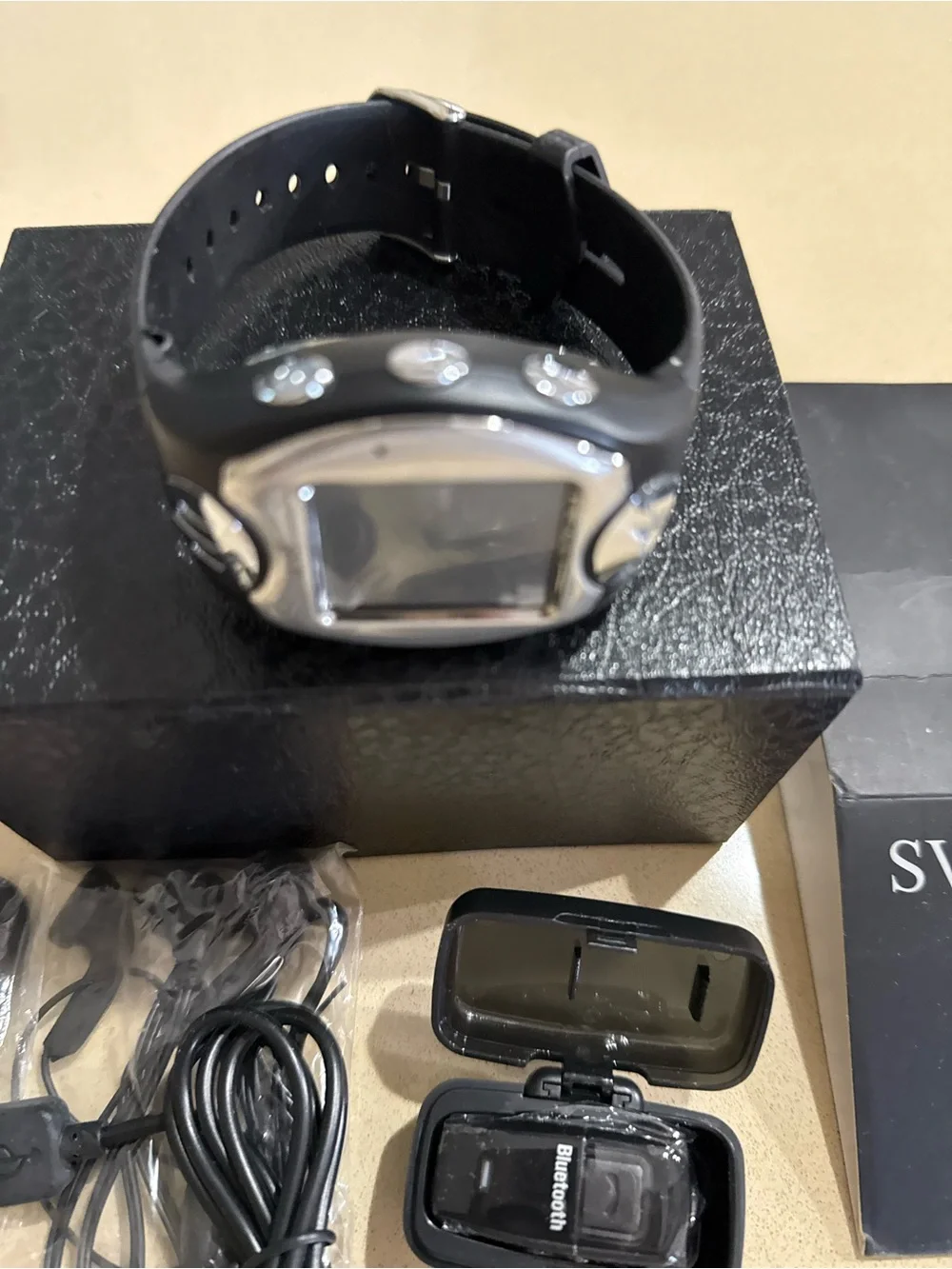 Black Sports Smartwatch - Black